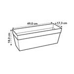 loft urban balkonkasten 50cm weiss